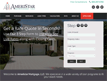 Tablet Screenshot of ameristarmortgage.com